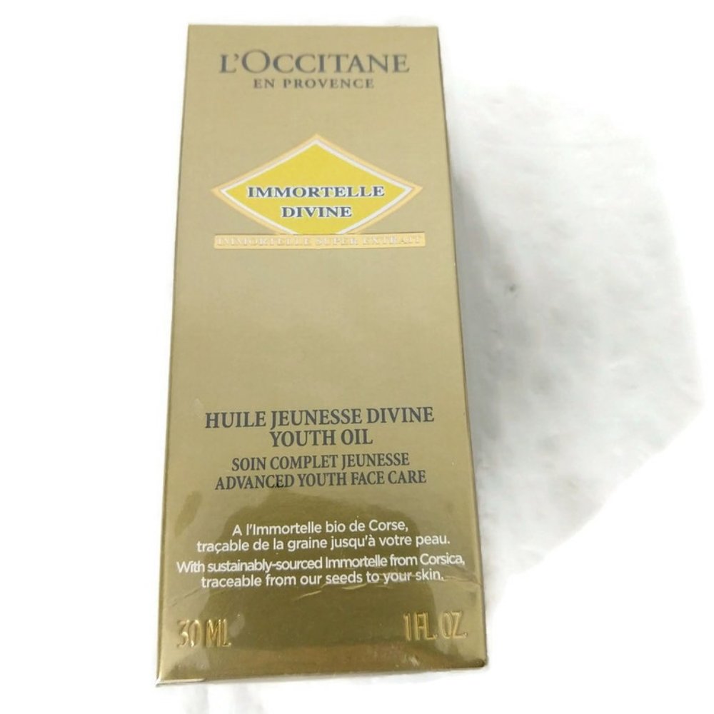 L'Occitane Immortelle Divine Youth Oil 1 OZ /30ML NEW